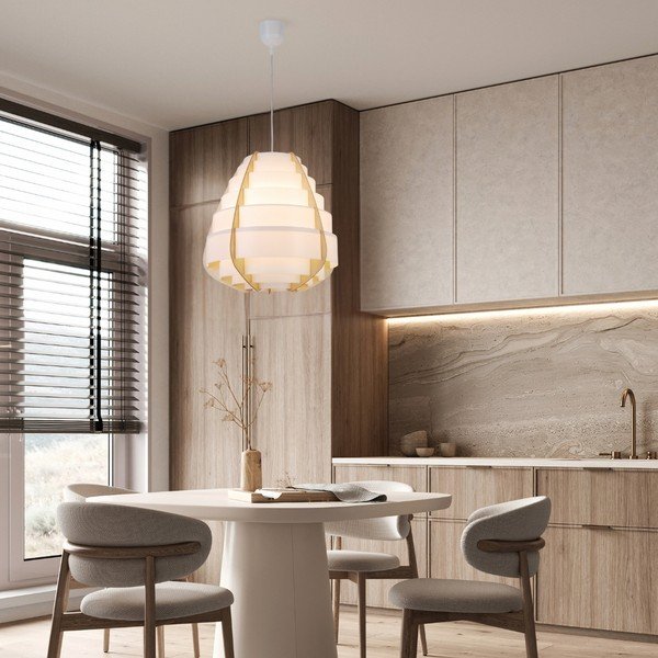 Bílé závěsné svítidlo Nagoja – Candellux Lighting-image-4