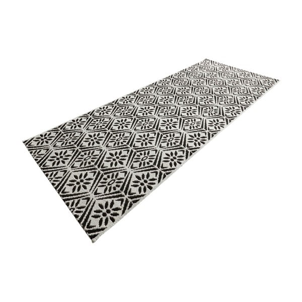 Černo-bílý běhoun Zala Living Soho, 80 x 200 cm-image-2