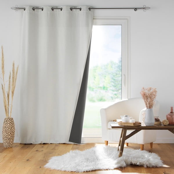 Krémový odhlučňovací závěs 140x260 cm Jupiter – douceur d'intérieur-image-3