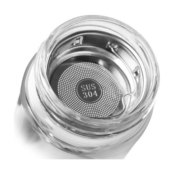 Skleněná láhev na vodu s bambusovým víčkem Orion, 500 ml-image-2