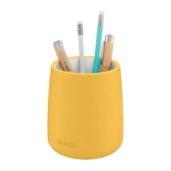 Žlutý keramický kelímek na tužky Leitz Cosy-image-2