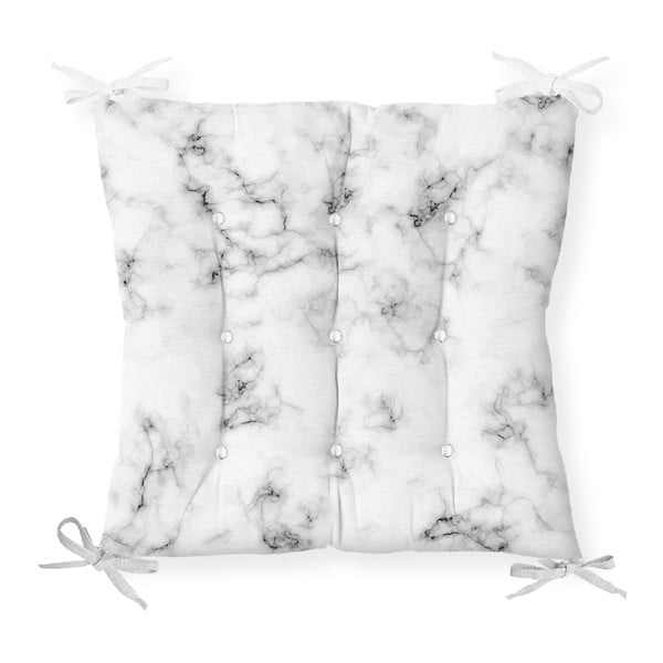 Podsedák s příměsí bavlny Minimalist Cushion Covers Marble, 40 x 40 cm