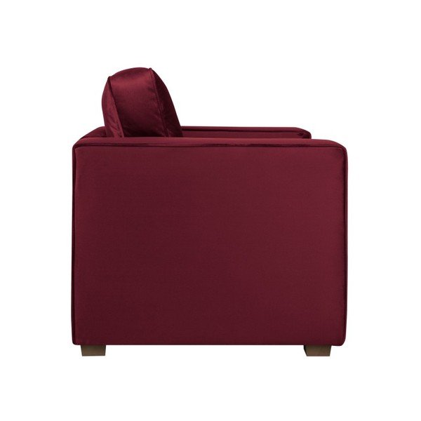 Křeslo v barvě burgundy Cosmopolitan Design Denver-image-2