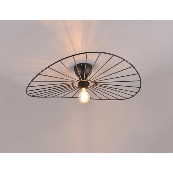 Matně černé stropní svítidlo ø 60 cm Chapeau – Reality-image-3