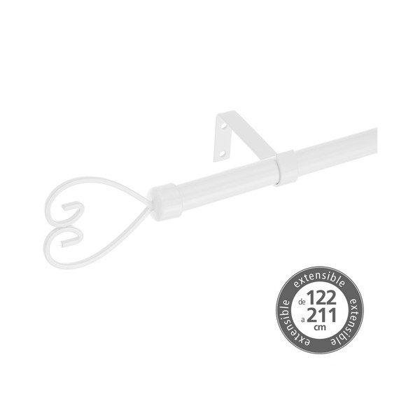 Kovová roztažitelná garnýž 122 - 211 cm – Casa Selección-image-1