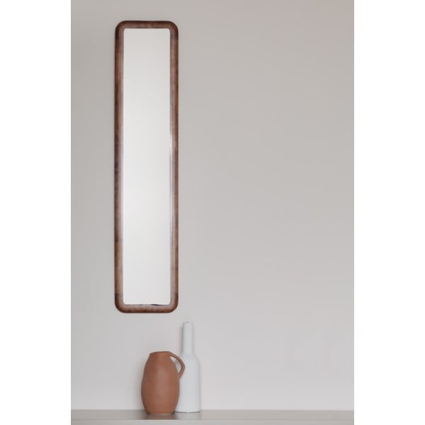 Nástěnné zrcadlo s dřevěným rámem 26x120 cm Nyko – White Label-image-1
