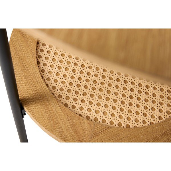 Kulatý odkládací stolek v dekoru dubu ø 50 cm Pensacola – Unique Furniture-image-2