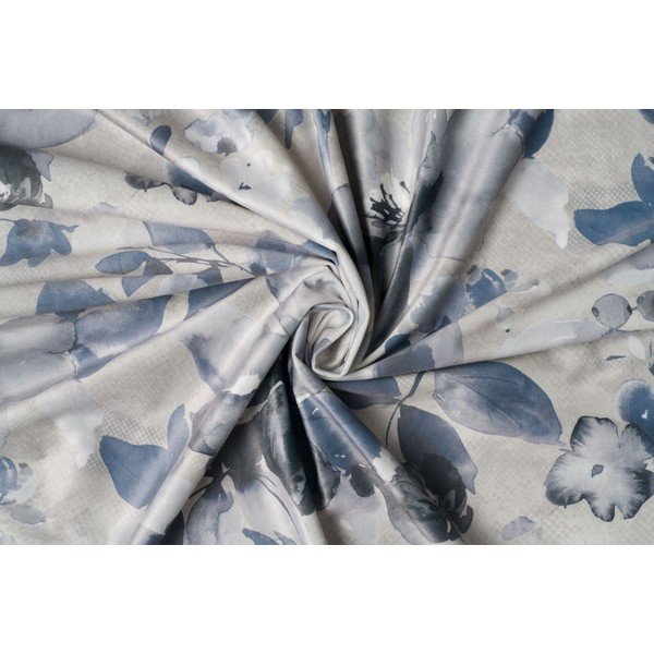 Bílý/šedý závěs 140x260 cm Nirvana – Mendola Fabrics-image-3