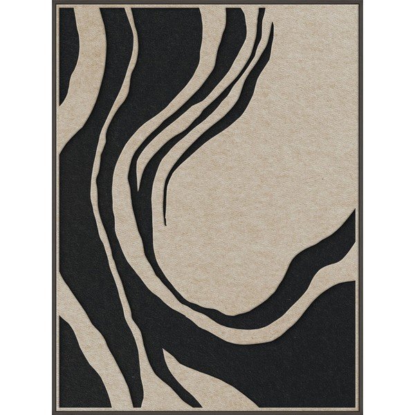 3D obraz s rámem/akustický 90x120 cm Sacred Silence 2 – Malerifabrikken