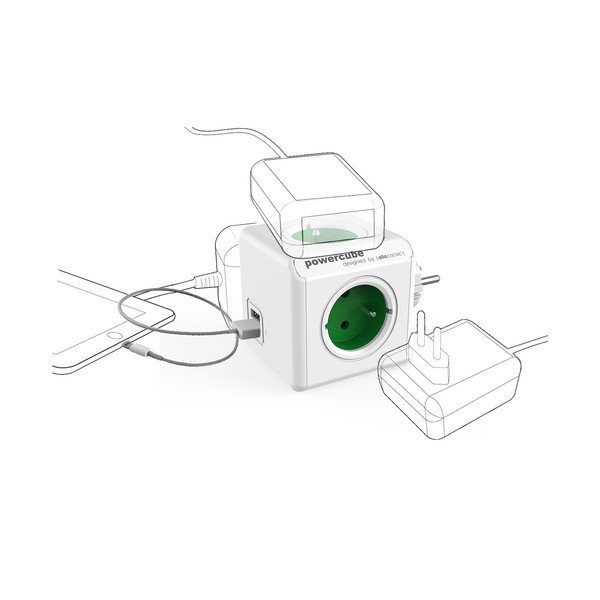 Rozbočovací zásuvka PowerCube Original USB – Cubenest-image-2