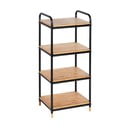 Černý/v přírodní barvě kovový koupelnový regál 42x94,5 cm Loft – Wenko