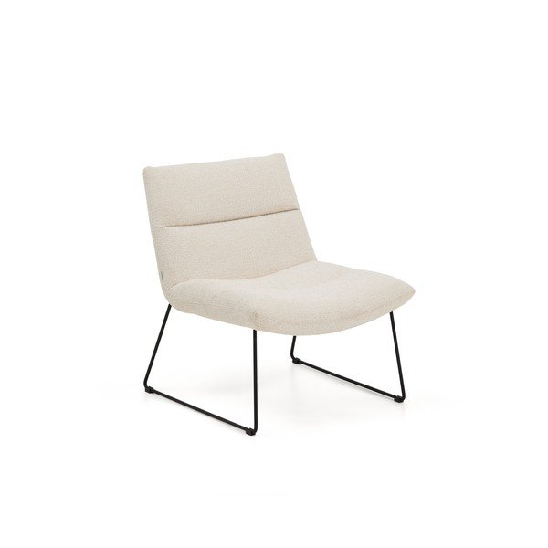 Béžové žinylkové křeslo Asen – Kave Home