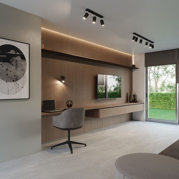 Černé kovové bodové svítidlo ø 6 cm Etna – Sollux-image-3