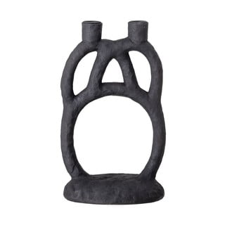 Černý svícen Bloomingville Ramina, výška 29 cm