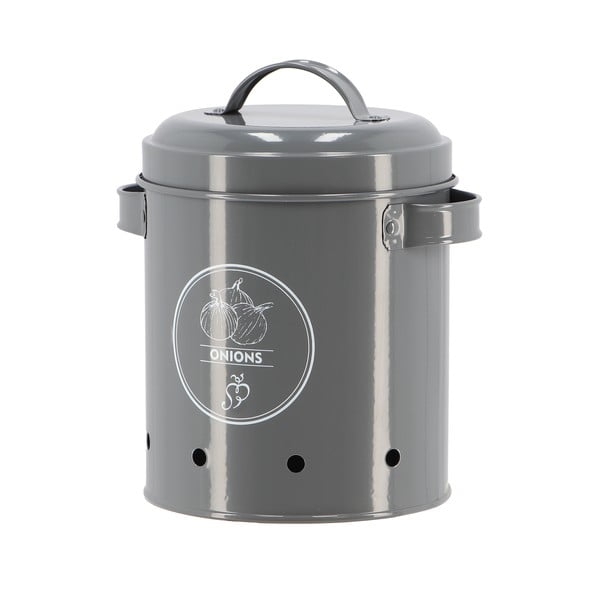 Ocelová dóza na cibuli a česnek Secret Du Potager – Esschert Design-image-1