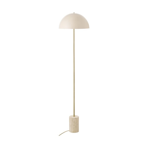 Béžová stojací lampa s kovovým stínidlem (výška 155 cm) Sheffield – House Nordic