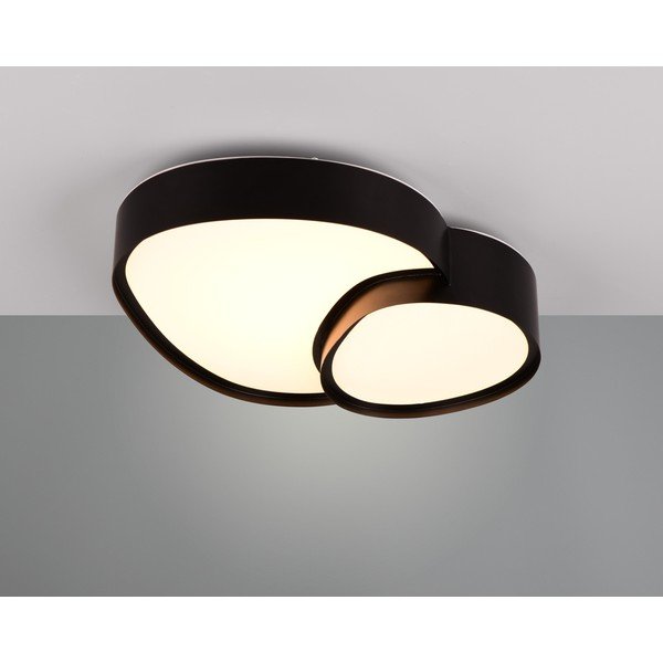 Černé LED stropní svítidlo 36x43.5 cm Rise – Trio-image-1