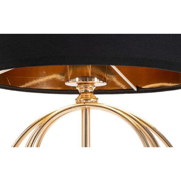 Černá stolní lampa Mauro Ferretti Circly, výška 65 cm-image-3