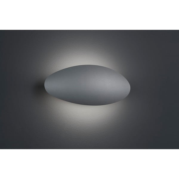 Světle šedé venkovní nástěnné svítidlo Trio Missouri, výška 11,4 cm