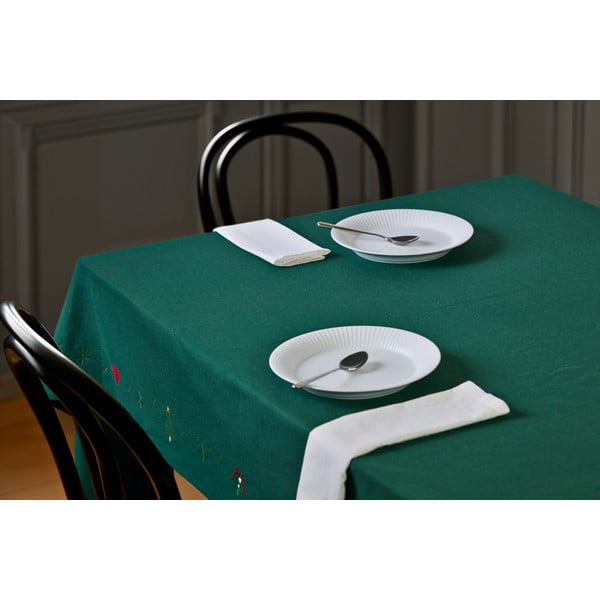 Ubrus s vánočním motivem s příměsí bavlny 150x270 cm Christmas Fable – JUNA-image-3