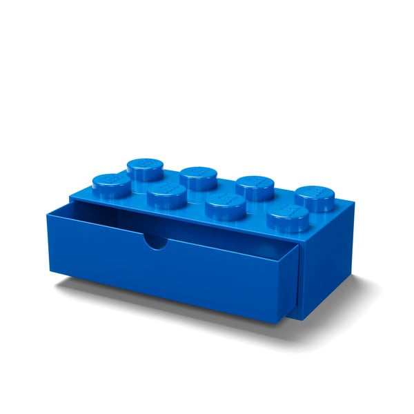 Modrý stolní box se zásuvkou LEGO®, 31 x 16 cm-image-4