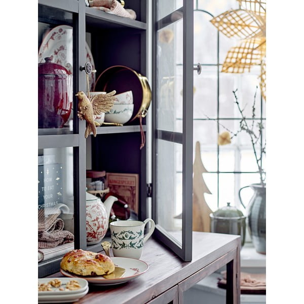 Krémové hrnky s vánočním motivem z kameniny v sadě 2 ks 300 ml Beth – Bloomingville-image-1