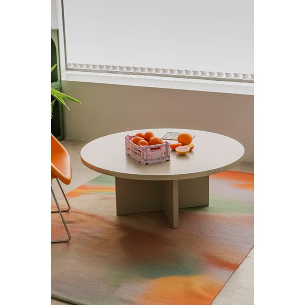 Bílý kulatý konferenční stolek ø 100 cm Pausa – Really Nice Things-image-1