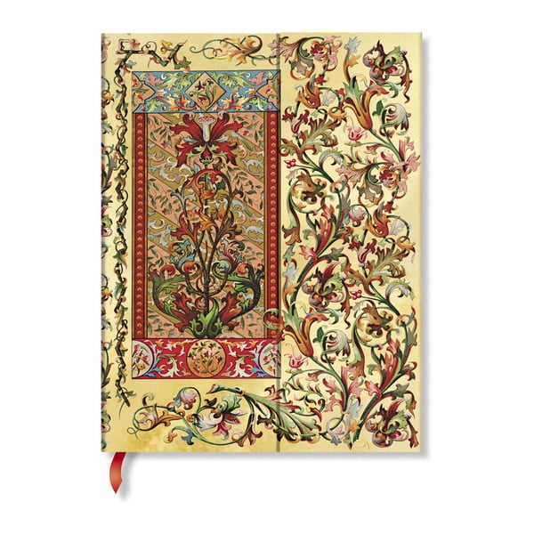 Linkovaný zápisník s tvrdou vazbou Paperblanks Tuscan Sun, 18 x 23 cm
