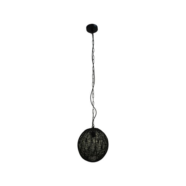 Černé závěsné svítidlo HSM collection Pendant Flower, ⌀ 34 cm
