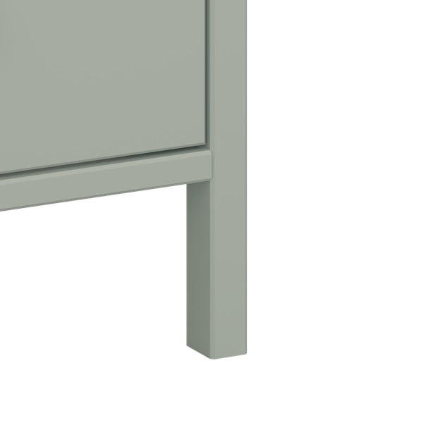 Zelená vysoká komoda 53x106 cm Tromsö - Tvilum-image-1