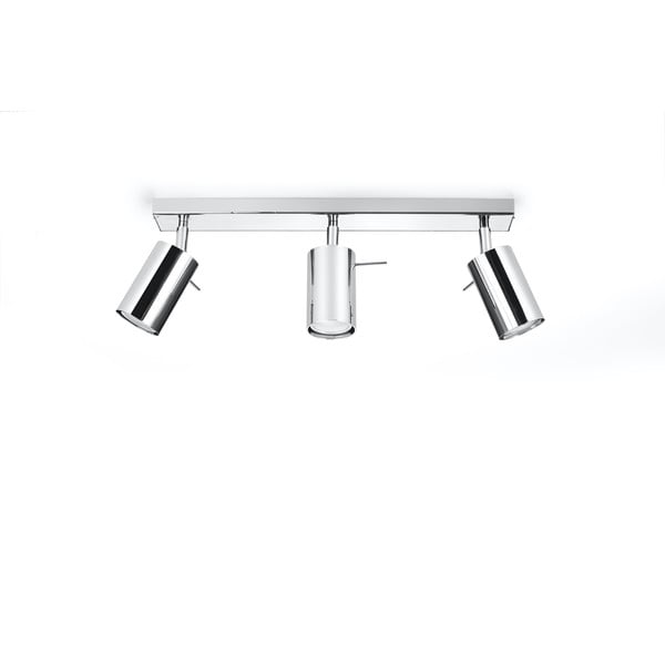 Stropní svítidlo ve stříbrné barvě Sollux Etna, délka 45 cm-image-2