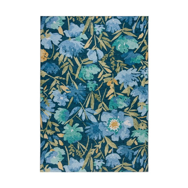 Modrý pratelný koberec 230x160 cm FOLD Alyssa - Flair Rugs