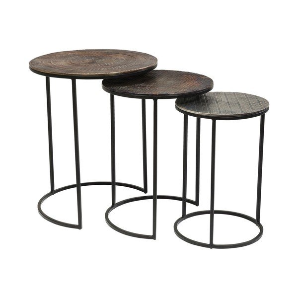 Sada 3 odkládacích stolků Kare Design Electra-image-4