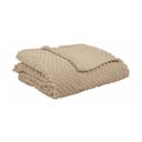 Pískově hnědý pléd Tiseco Home Studio Pine, 150 x 200 cm