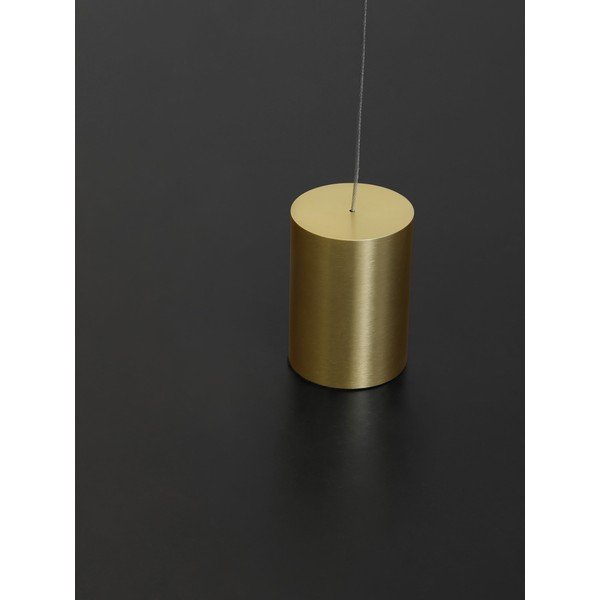 Hliníková LED stojací lampa v mosazné barvě (výška 300 cm) Elettra – Nova Luce-image-3
