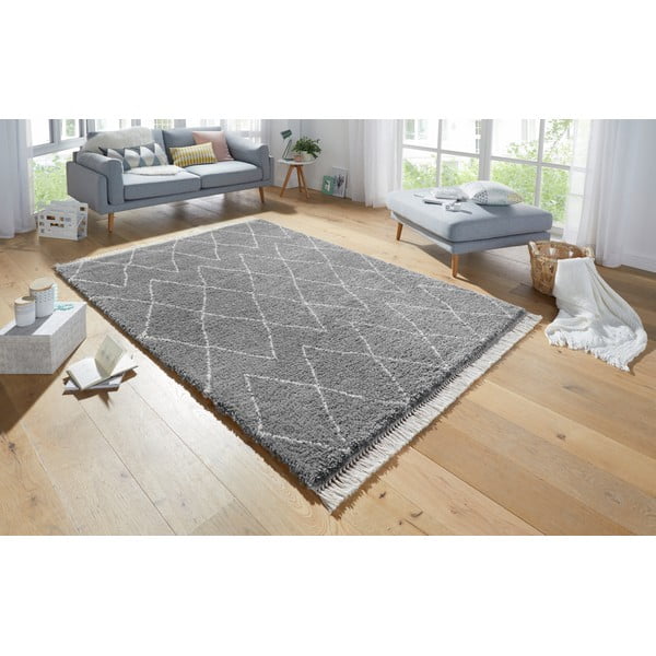 Šedý koberec Mint Rugs Jade, 80 x 150 cm-image-4
