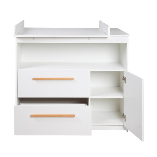 Bílá nízká dětská komoda 107x98 cm Lilo – Roba-image-3