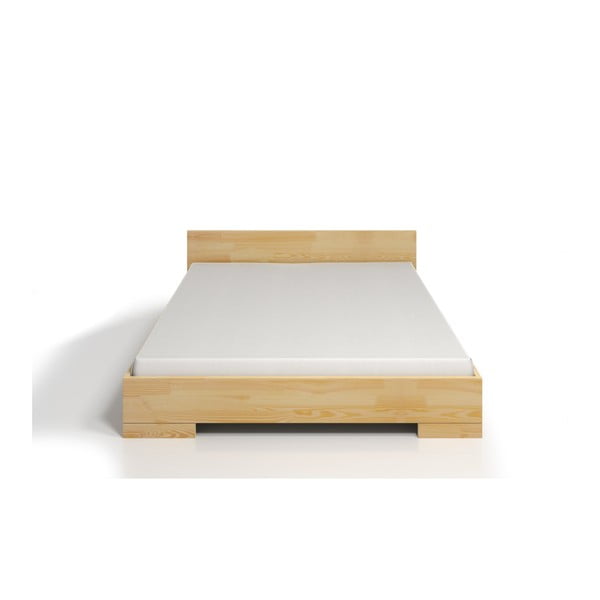 Dvoulůžková postel z borovicového dřeva s úložným prostorem SKANDICA Spectrum, 140 x 200 cm-image-1