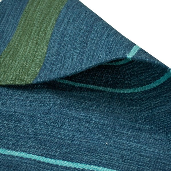 Tmavě modrý oboustranný venkovní koberec z recyklovaného plastu Green Decore Marlin, 160 x 230 cm-image-4