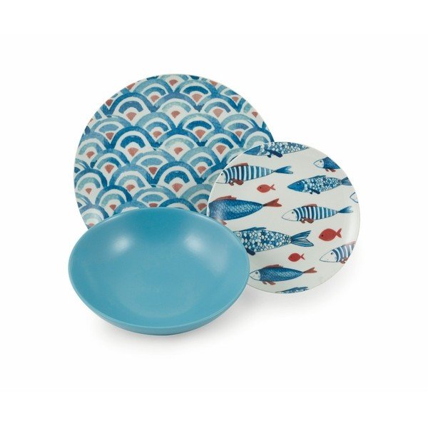 18dílná sada nádobí z porcelánu a kameniny Villa d'Este Sashimi-image-1