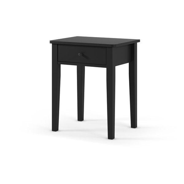 Černý matný noční stolek Bart – Marckeric-image-2