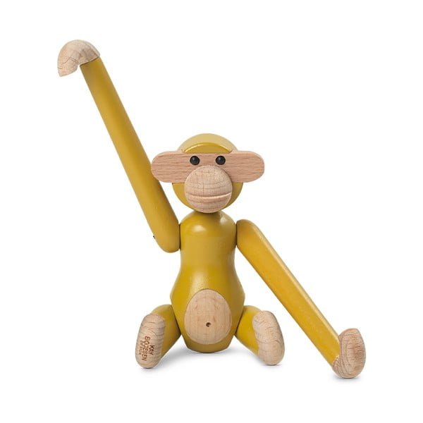 Dřevěná soška (výška 9,5 cm) Monkey Mini – Kay Bojesen Denmark-image-4