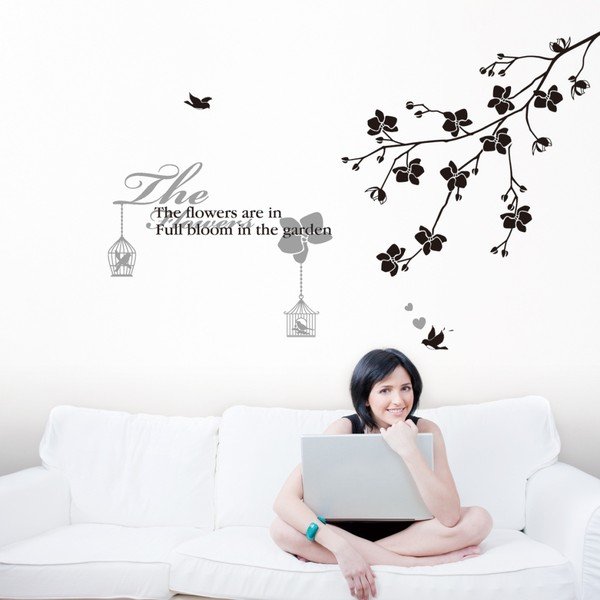 Samolepka Ambiance Full Bloom And Birds-image-2