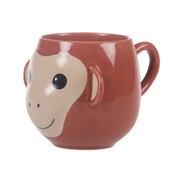 Hrnek Sass & Belle Treetop Friends Happy Monkey Mug-image-1