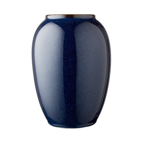 Tmavě modrá váza z kameniny (výška 20 cm) Gastro Blue – Bitz