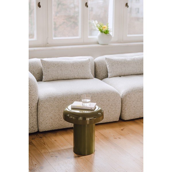 Ocelový kulatý odkládací stolek ø 40 cm Miko – noo.ma-image-2