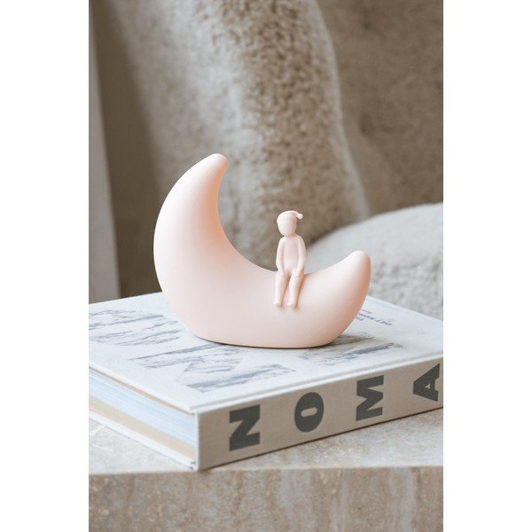 Světle růžové dětské noční světlo Moon Shell – Cam Cam Copenhagen-image-4