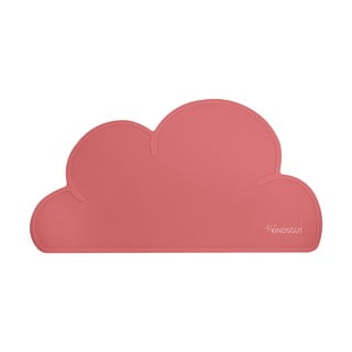 Tmavě růžové silikonové prostírání Kindsgut Cloud, 49 x 27 cm