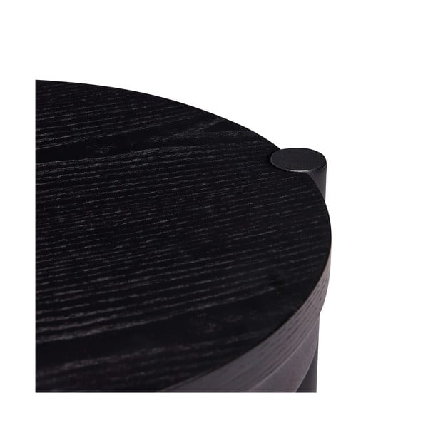 Černá stolička Oto – Hübsch-image-3