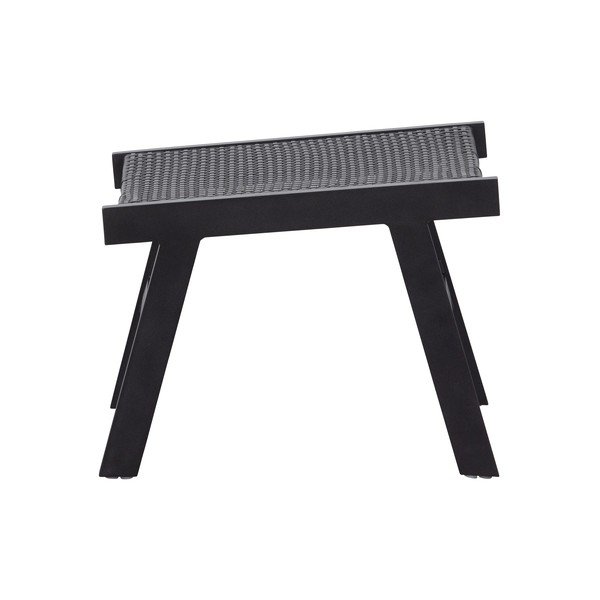 Černá podnožka k zahradnímu křeslu WOOOD Puk-image-2